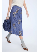 STRIPED SKIRT WITH SEQUINS