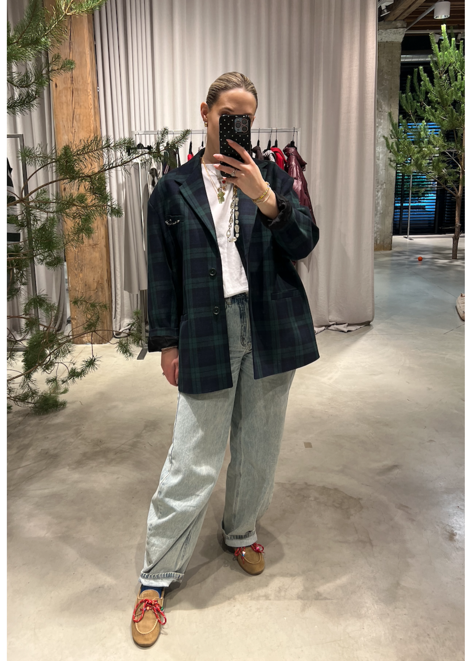 CHECK BLAZER