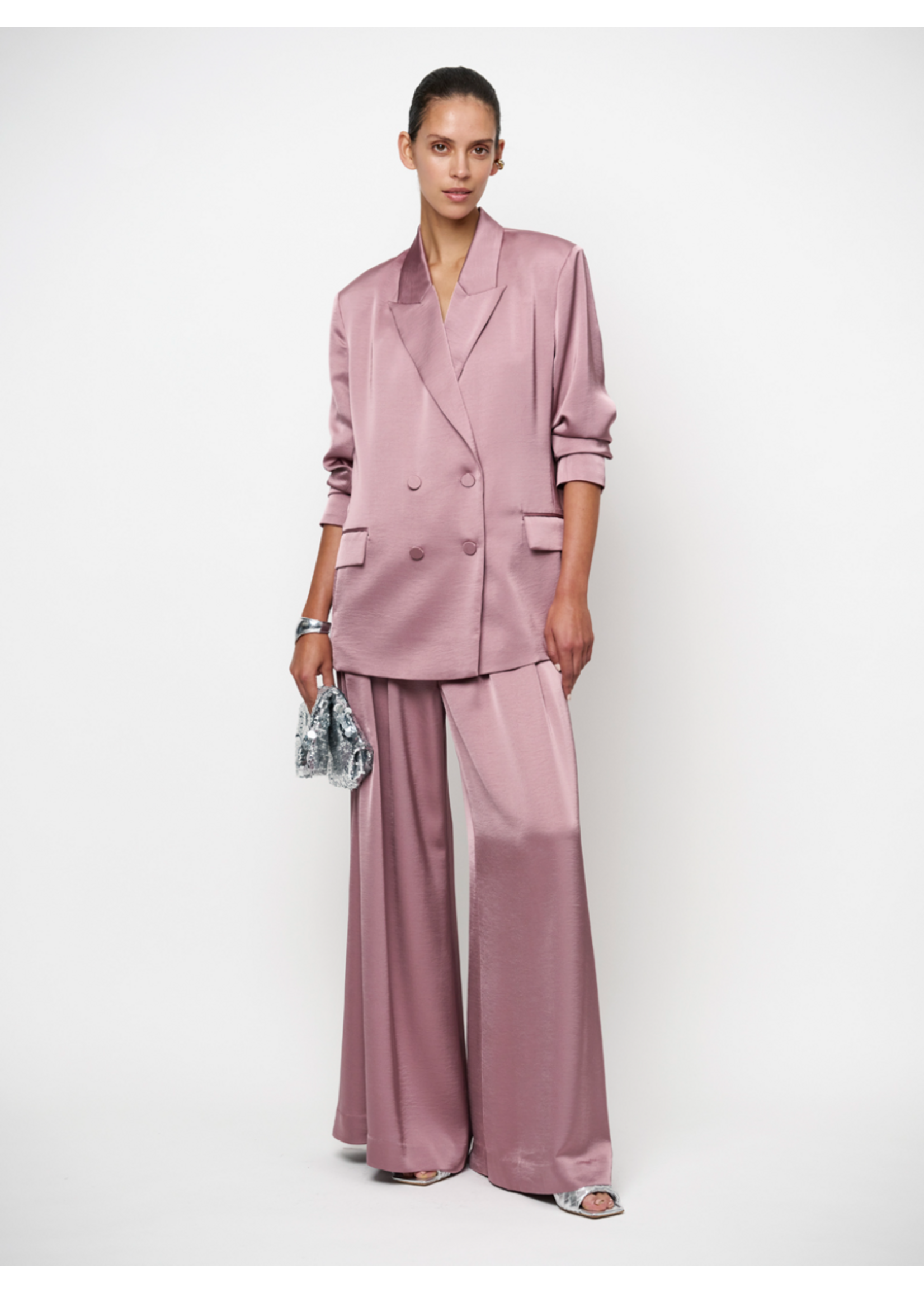 SATIN BLAZER