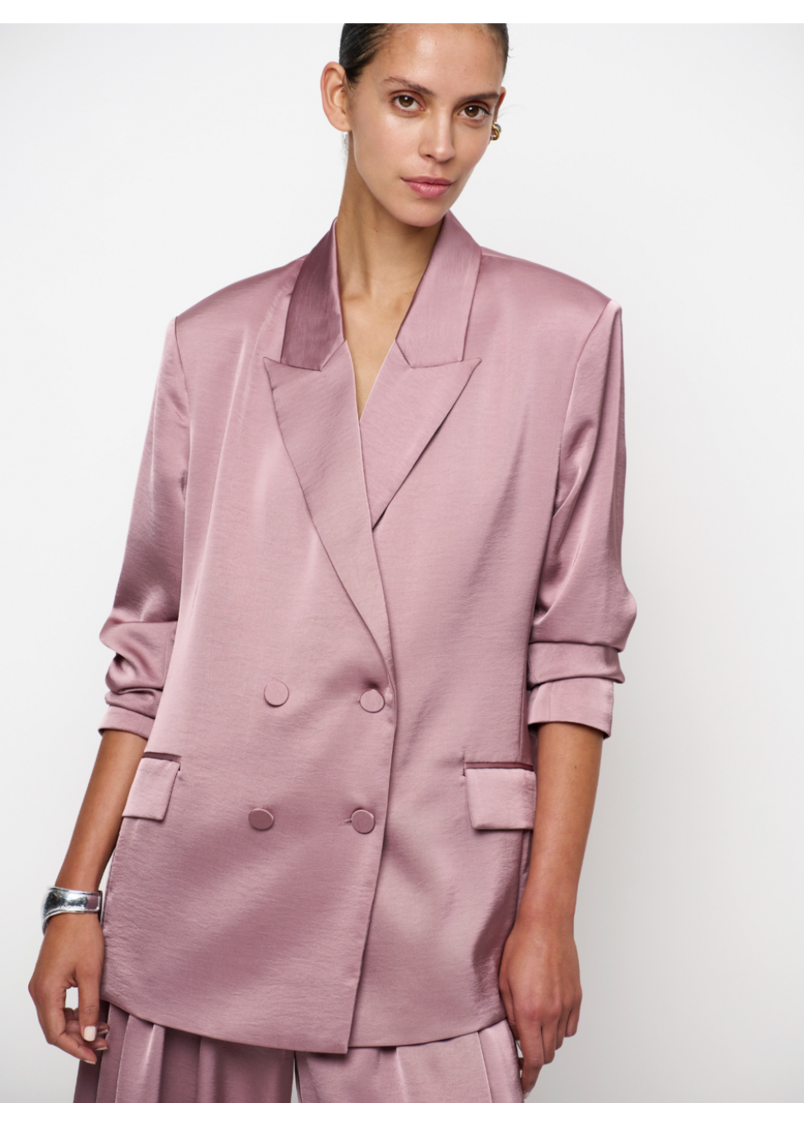 SATIN BLAZER