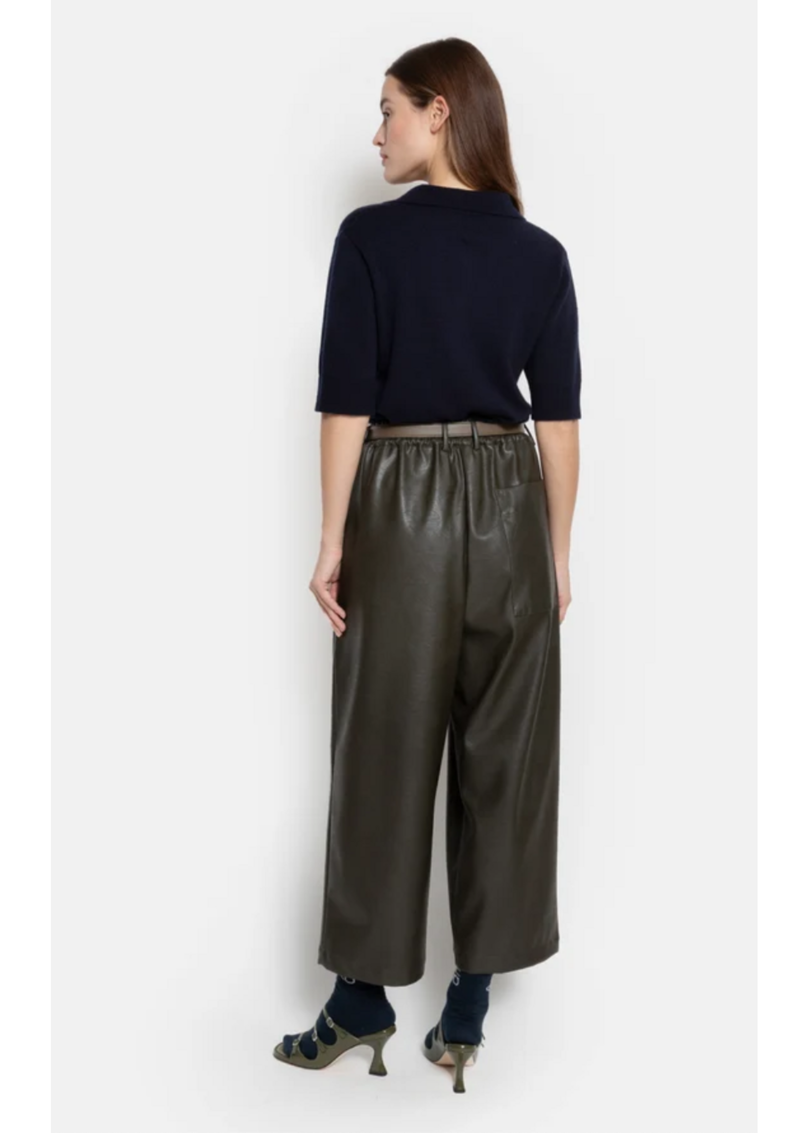 FAUX LEATHER PANTS