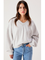 V-NECK SWEATSHIRT