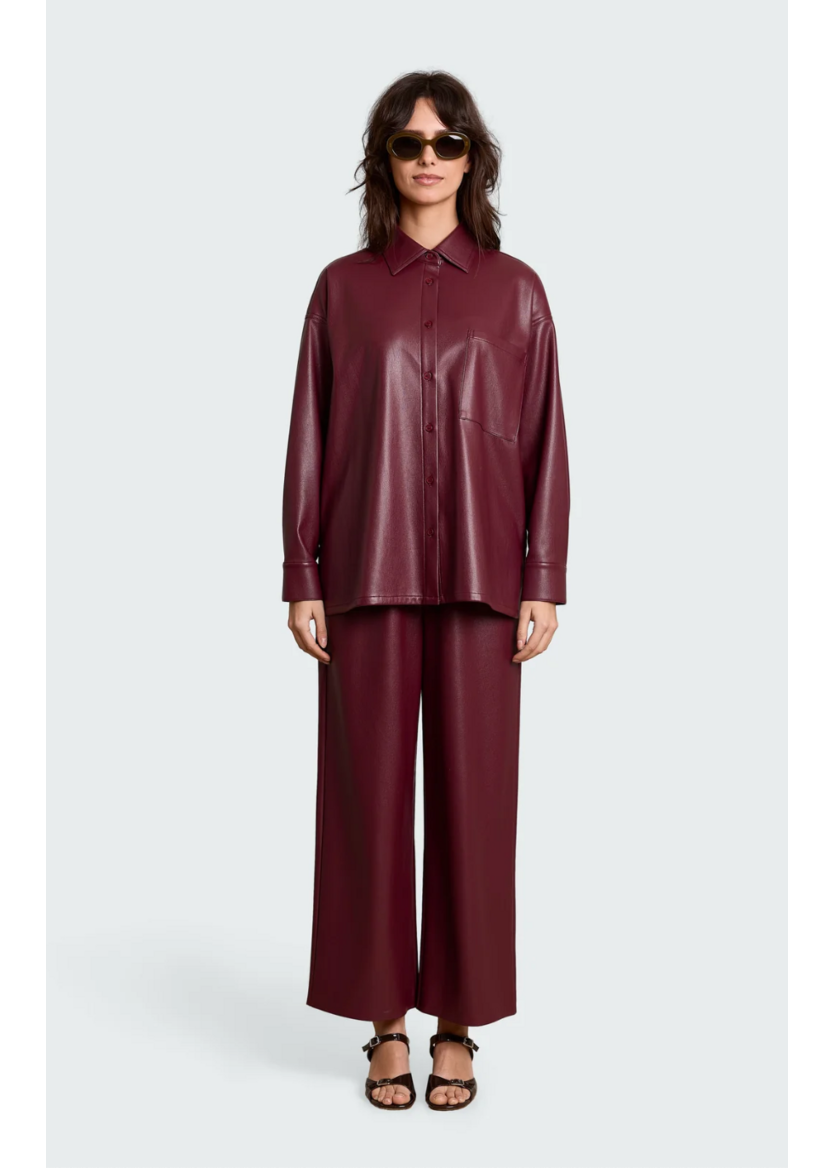 FAUX LEATHER PANTS