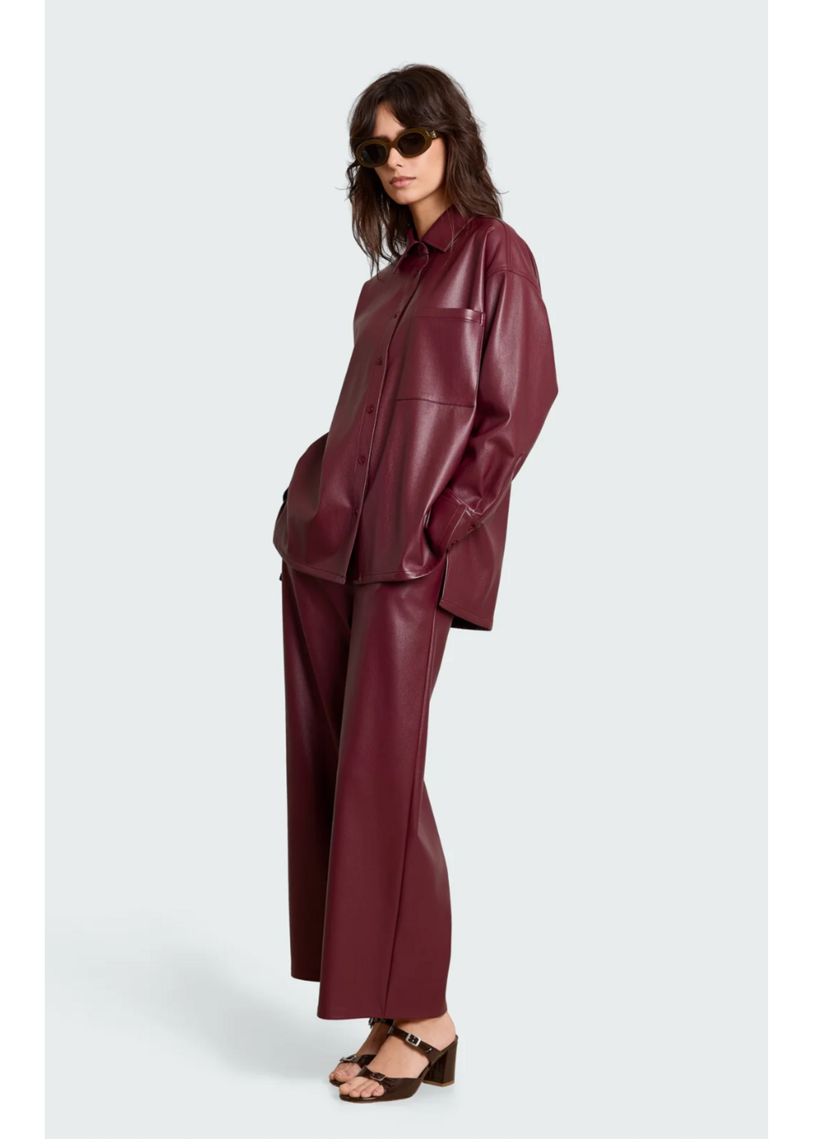 FAUX LEATHER PANTS