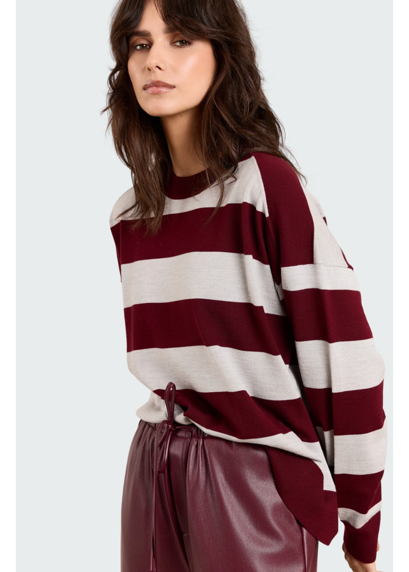 STRIPED MERINO KNIT