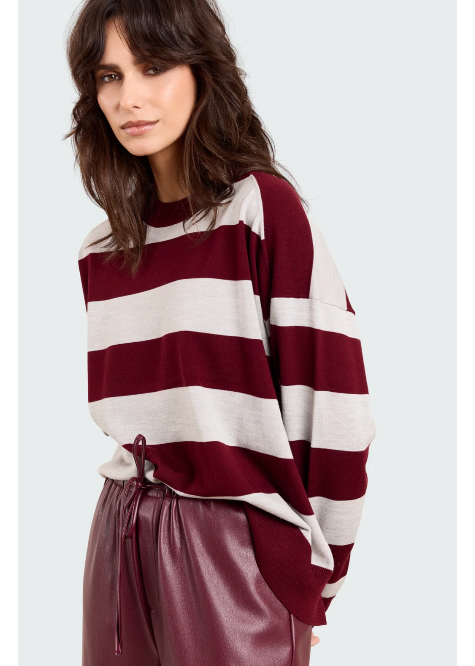STRIPED MERINO KNIT