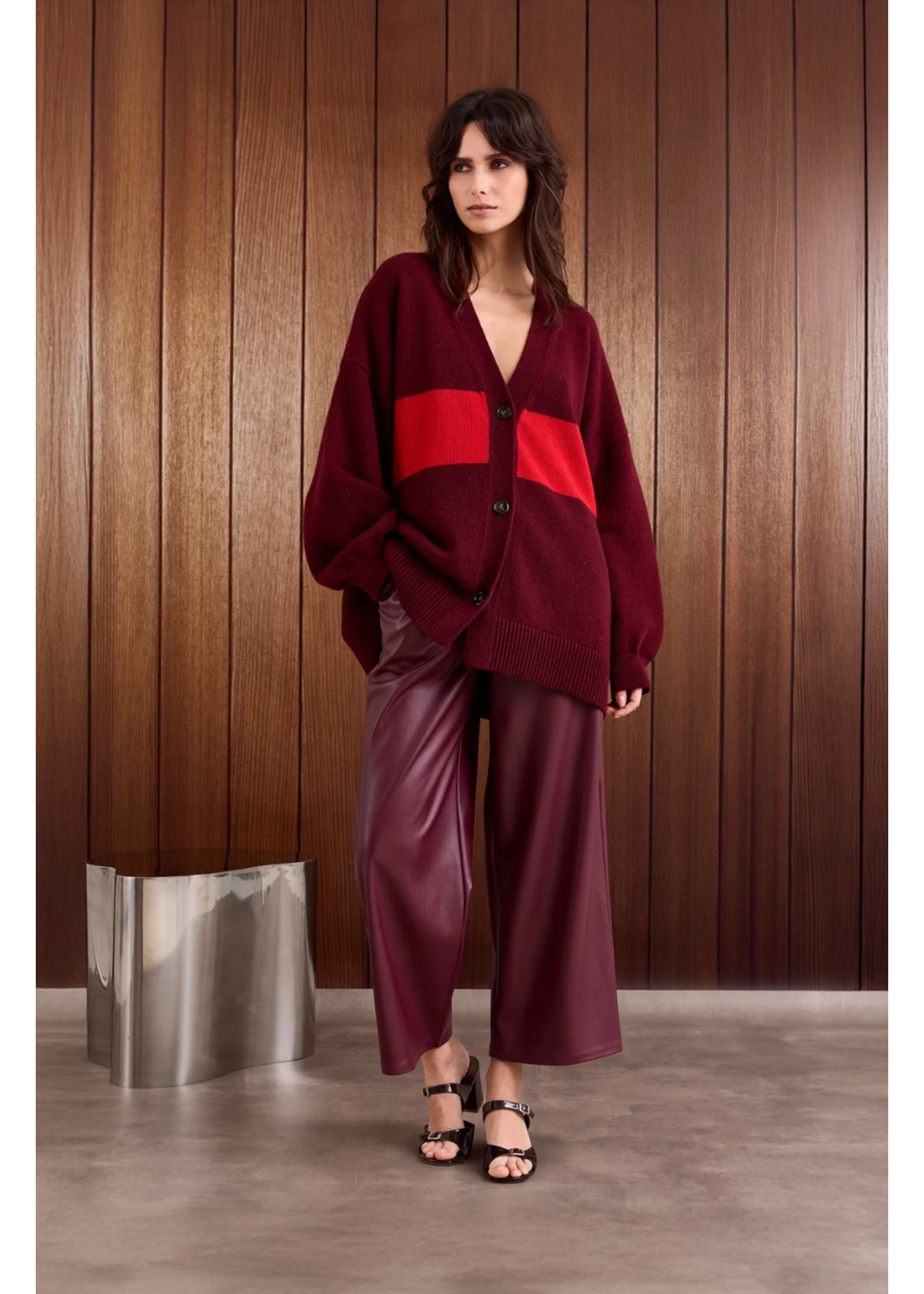 FAUX LEATHER PANTS