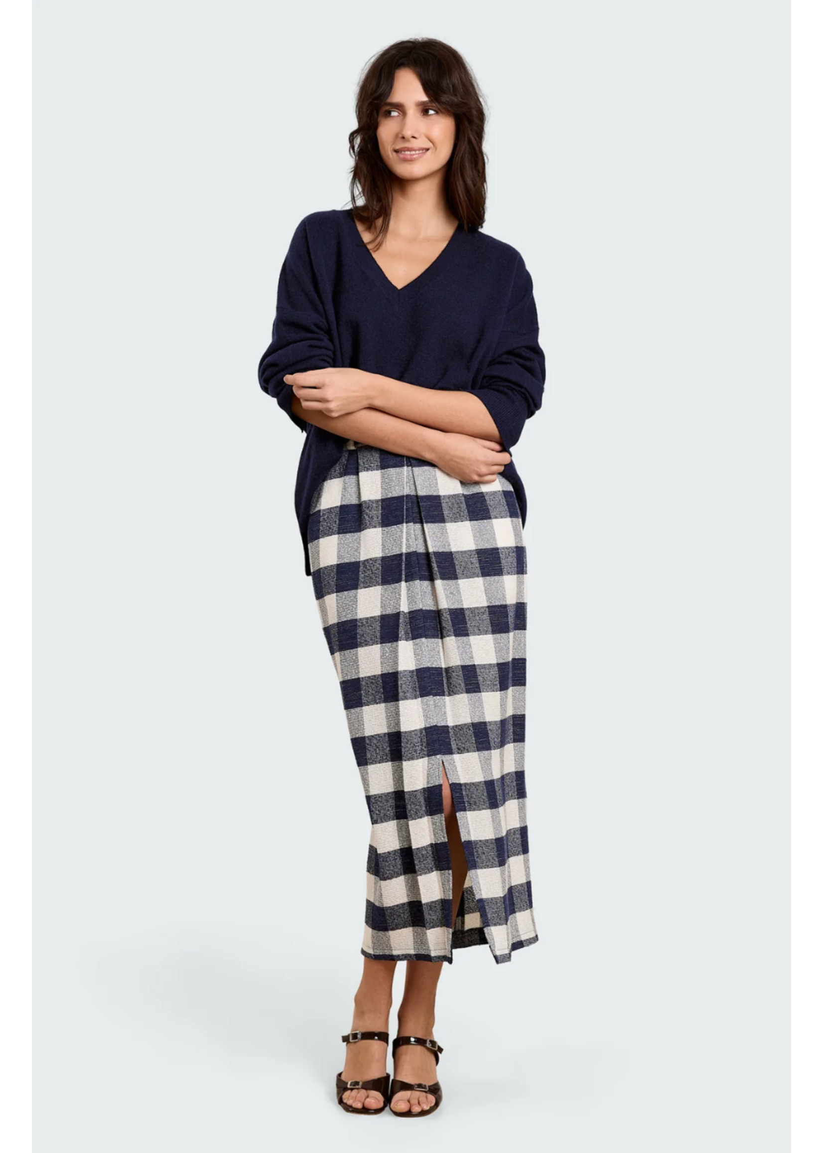CHECK SKIRT