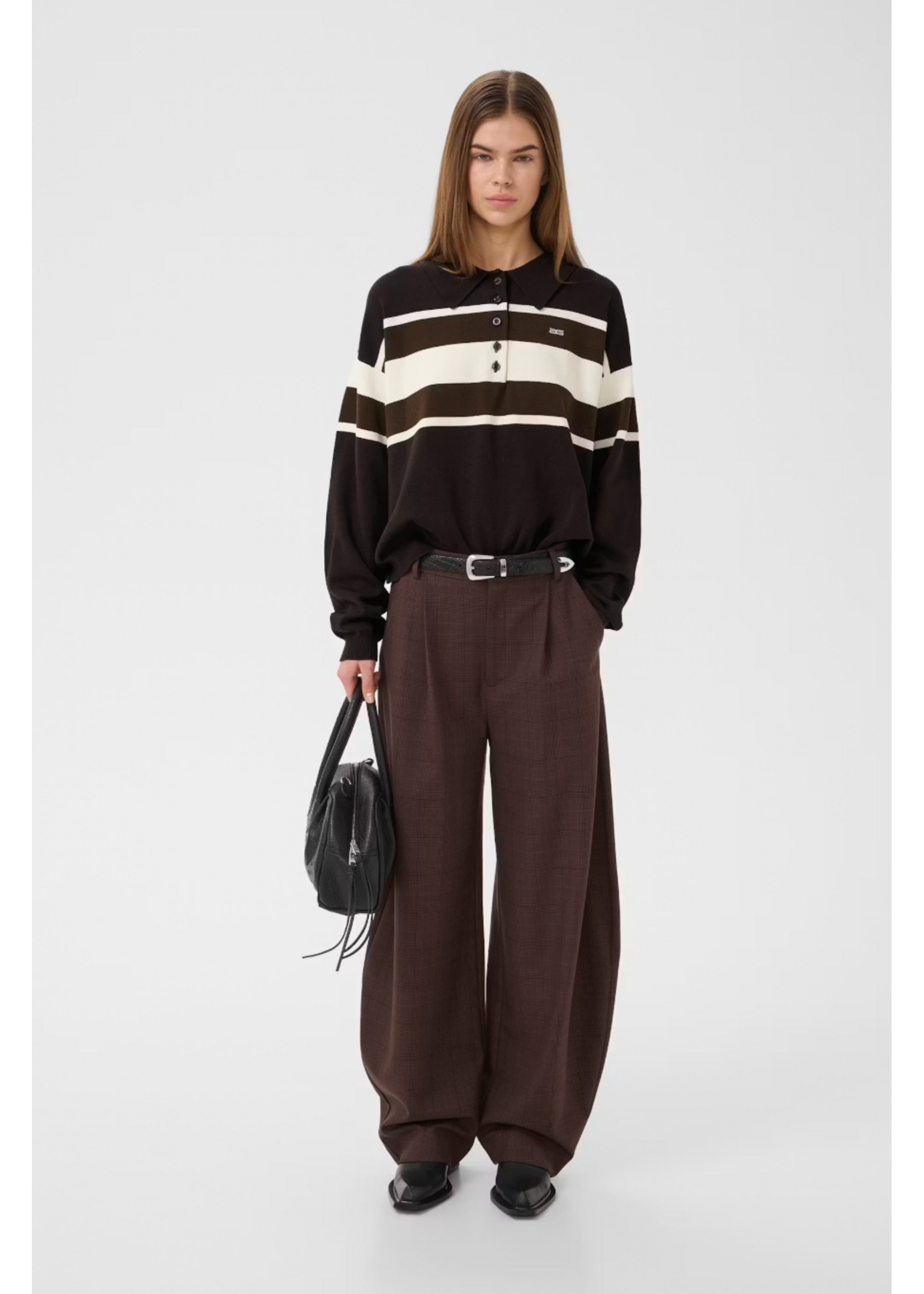 CHECK BALLOON PANTS