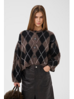 CHECK CARDIGAN