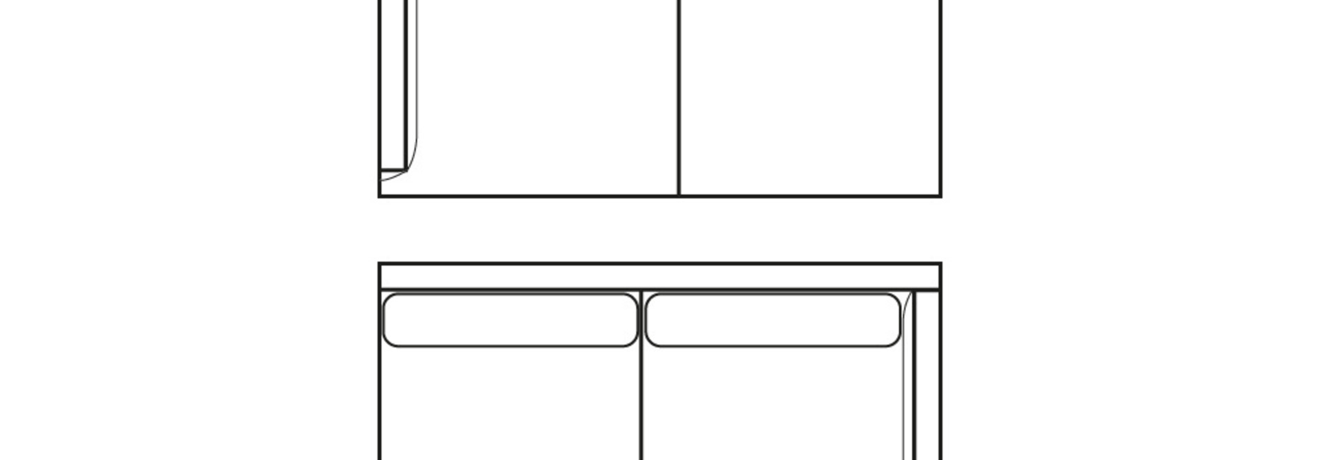 MINIMAL LOFT 2-zits (arm L/R)