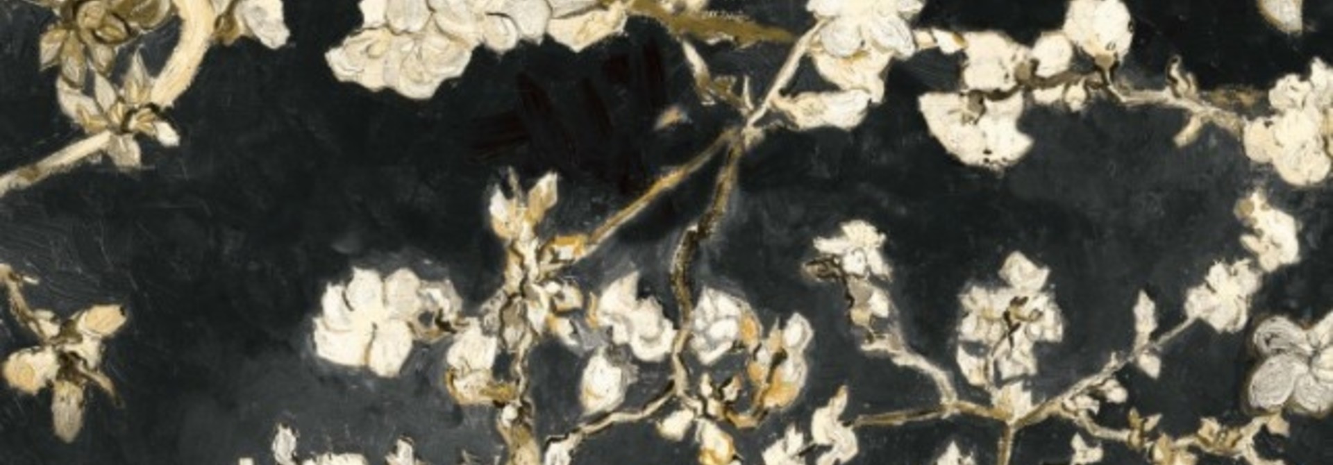 Behang Almond blossom raaf
