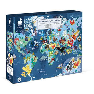 Janod Puzzels, Educatieve puzzels - Mythes en legendes, 350 stukjes