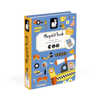 Janod Speelgoed, Magneetboek - Racers (Magnetibook)