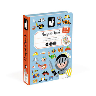 Janod Speelgoed, Magneetboek - verkleedfeest jongens