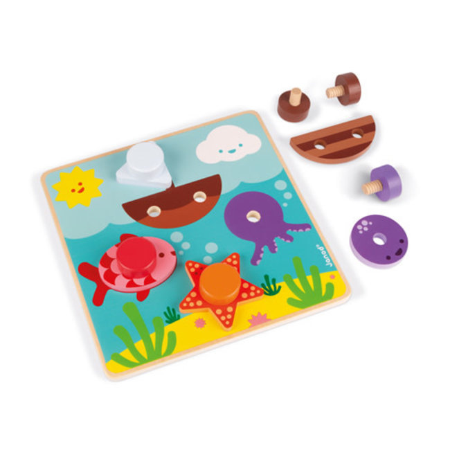 Janod Ik Leer - schroeven zee