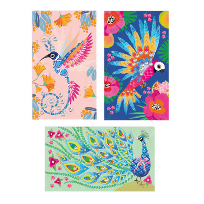 Janod Atelier - strass mooie vogels