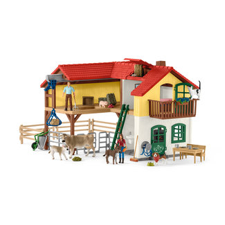 Schleich schleich farm world - boerderij met stal en dieren