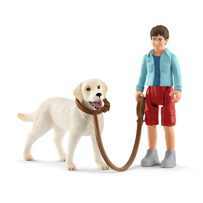 Schleich (UA) Schleich Farm World - Wandeling Met Labrador Retriever