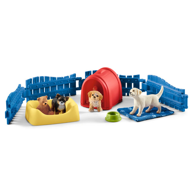 Schleich schleich farm world - puppy huis