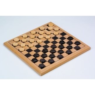 Spellen - Damspel 30 x 30 cm incl. damstenen