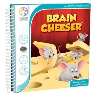 SmartGames Magneet puzzel, spel - Brain Cheeser (48 opdrachten)