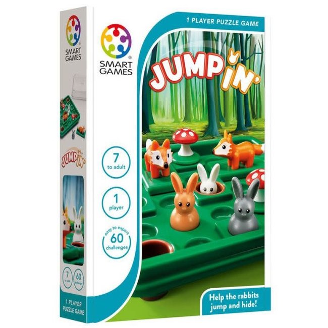 SmartGames Spellen, Braingames - Jump In'  (60 opdrachten), 7+