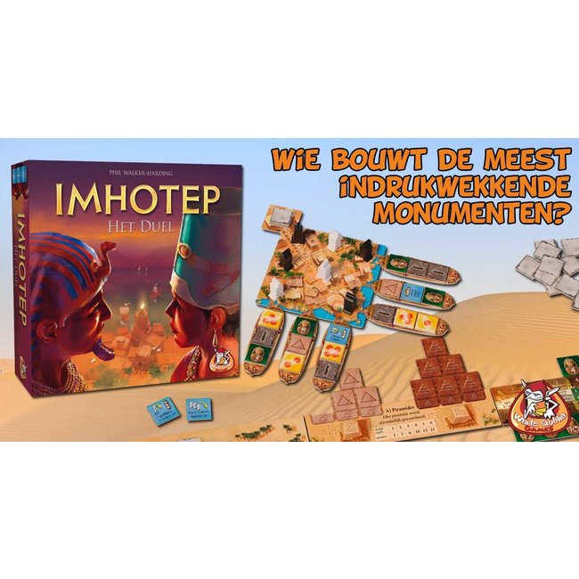 White Goblin Games Spellen, 2 persoonsspellen - Imhotep: Het Duel