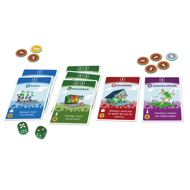 White Goblin Games Spellen, Familiespellen - Machi Koro Voetbal