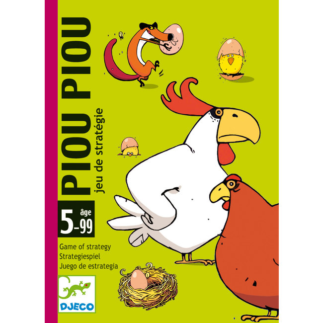 Djeco spellen - Piou Piou kaartspellen - FSC MIX
