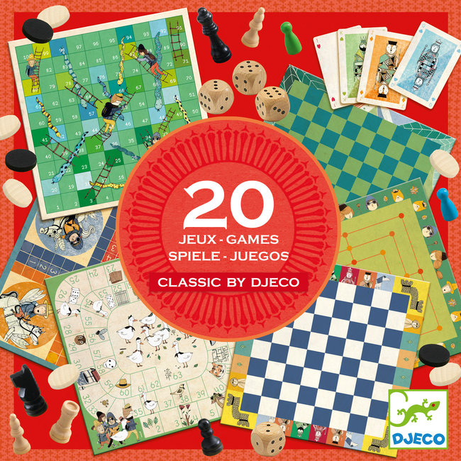 Djeco Games Classic games 20 Classical games - Blik op Hout