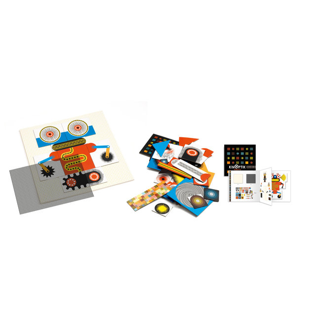 Djeco bouw - kinoptik Robots 60 stuks - FSC MIX