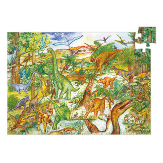 Djeco Puzzels, Legpuzzels - observatie puzzel Dinosaurus, 100 stukjes