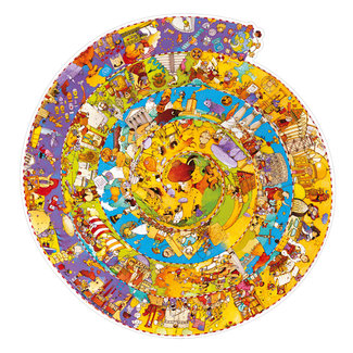 Djeco Puzzels, Legpuzzels - observatie puzzel Geschiedenis, 350 stukjes