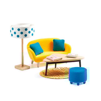 Djeco (UA) Djeco Poppenhuis, Accessoires - Poppenhuisaccessoires Woonkamer oranje Djeco (UA) Djeco Poppenhuis, Accessoires - Poppenhuisaccessoires Woonkamer oranje