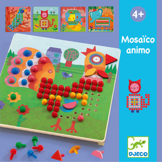 Djeco Educatief, Educatieve puzzels - mozaiek (Mosaïco animo)