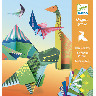 Djeco Knutselen, origami -  Dinosaurussen 6+