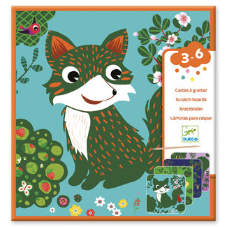 Djeco Kraskaarten -  kleine dieren