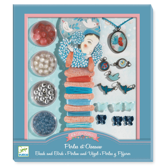 Djeco De Kunst van Draad - Kralen & Sieraden Kralen en Vogels...