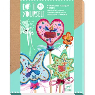 Djeco Knutselen, Knutselpakket - DIY Toverstafjes, 5+