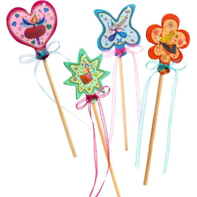 Djeco Knutselen, Knutselpakket - DIY Toverstafjes, 5+