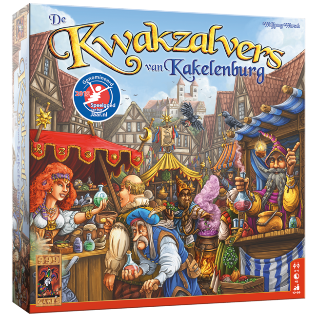 999 Games De Kwakzalvers van Kakelenburg - Bordspel