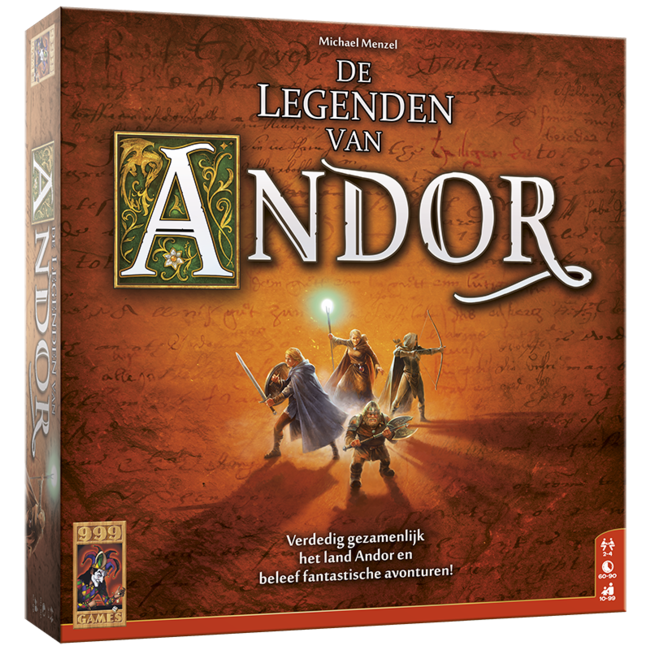 999 Games De Legenden van Andor Basisspel - Bordspel