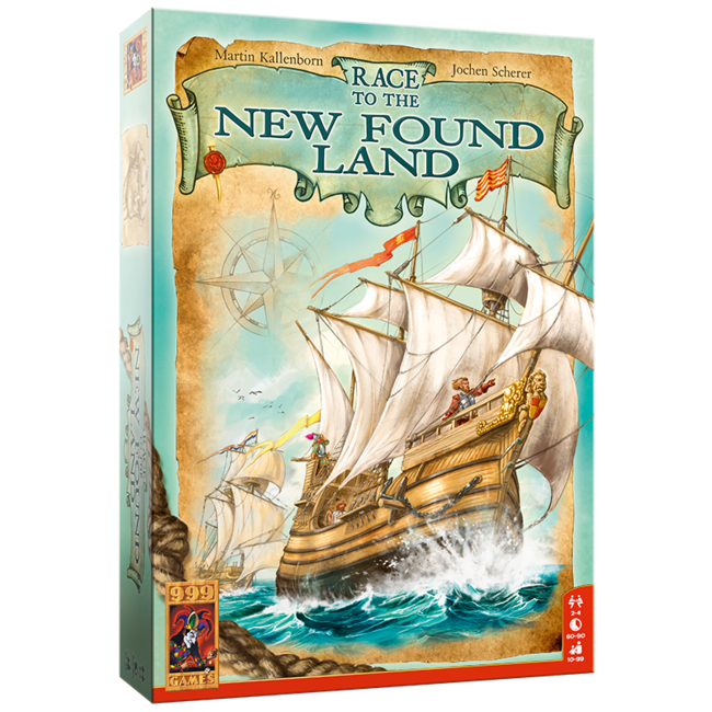 999 Games (UA) Race to the New Found Land - Bordspel