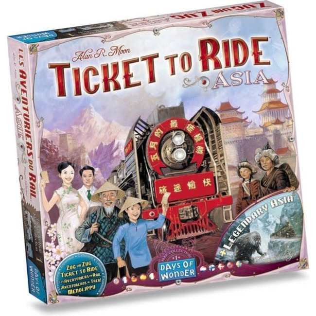 Spellen, Bordspellen - Ticket to Ride: Asia