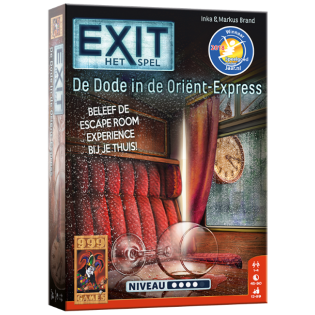 999 Games EXIT - De dode in de Orient Express - Breinbreker