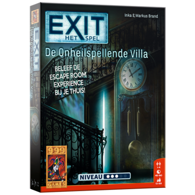 999 Games EXIT - De Onheilspellende Villa - Breinbreker