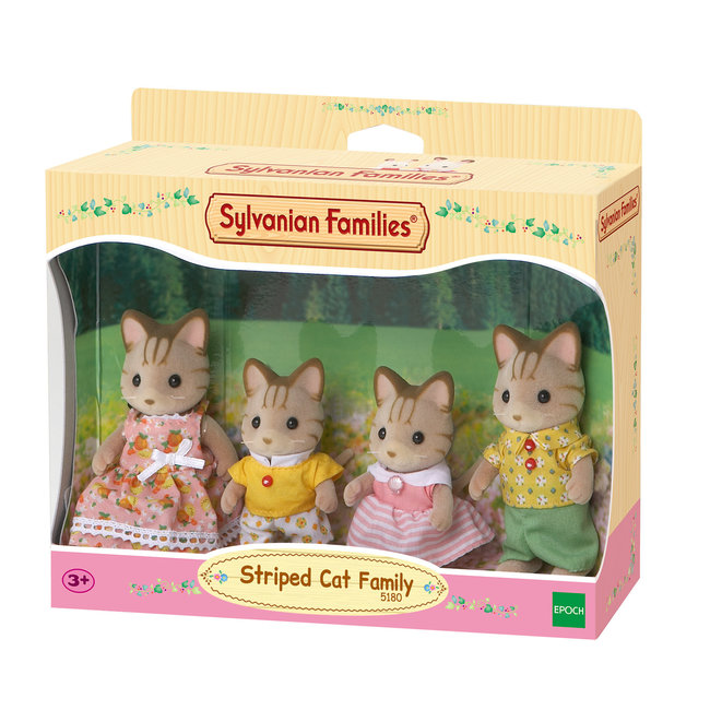 Sylvanian Families Familie Gestreepte Kat