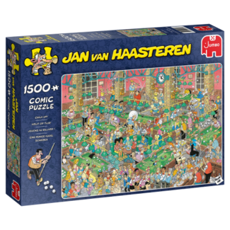 Jumbo Puzzels, Legpuzzels - Jan van Haasteren Krijt op tijd!, 1500 stukjes