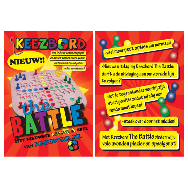 keezbord Keezbord the battle Hout 2-4 spelers